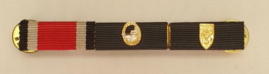 1957 3 place ribbon bar.