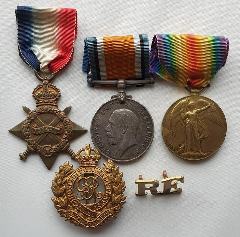 WWI Royal Engineers 1914/15 Trio.