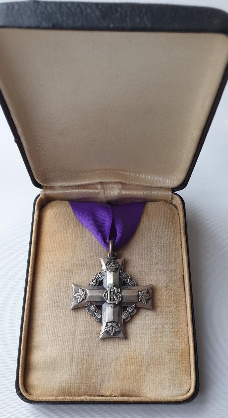 Cased WWI Canadian Memorial Cross with original issue condolence card and extensive research.