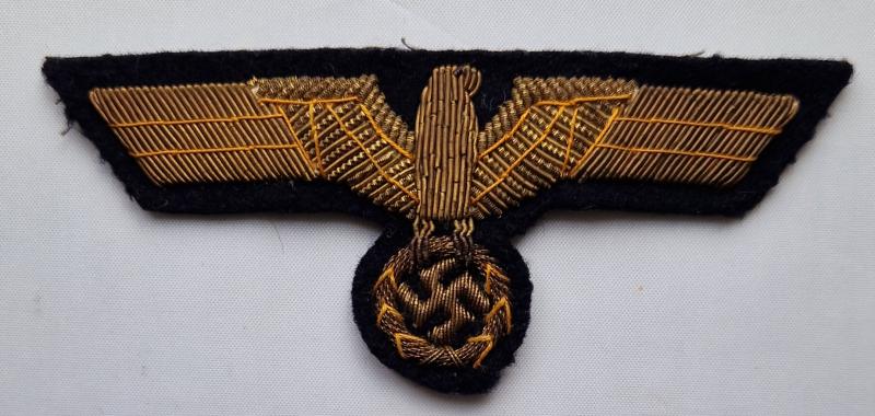 Kriegsmarine bullion officers breast eagle.