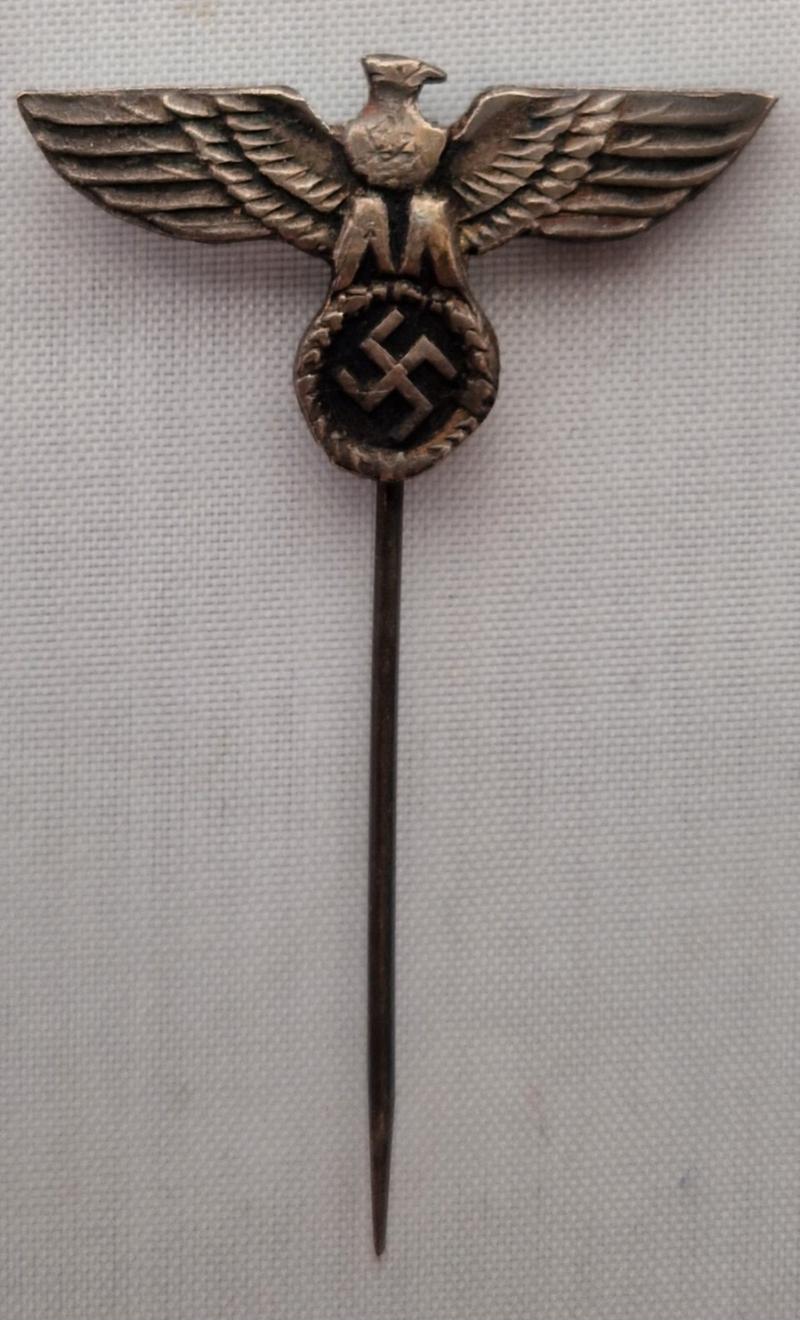 NSDAP eagle and swastika stickpin