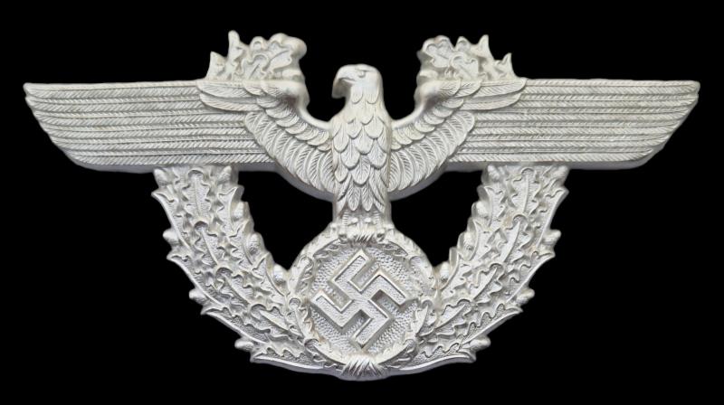 Scarce III Reich Police ammunition cartouche pouch eagle.