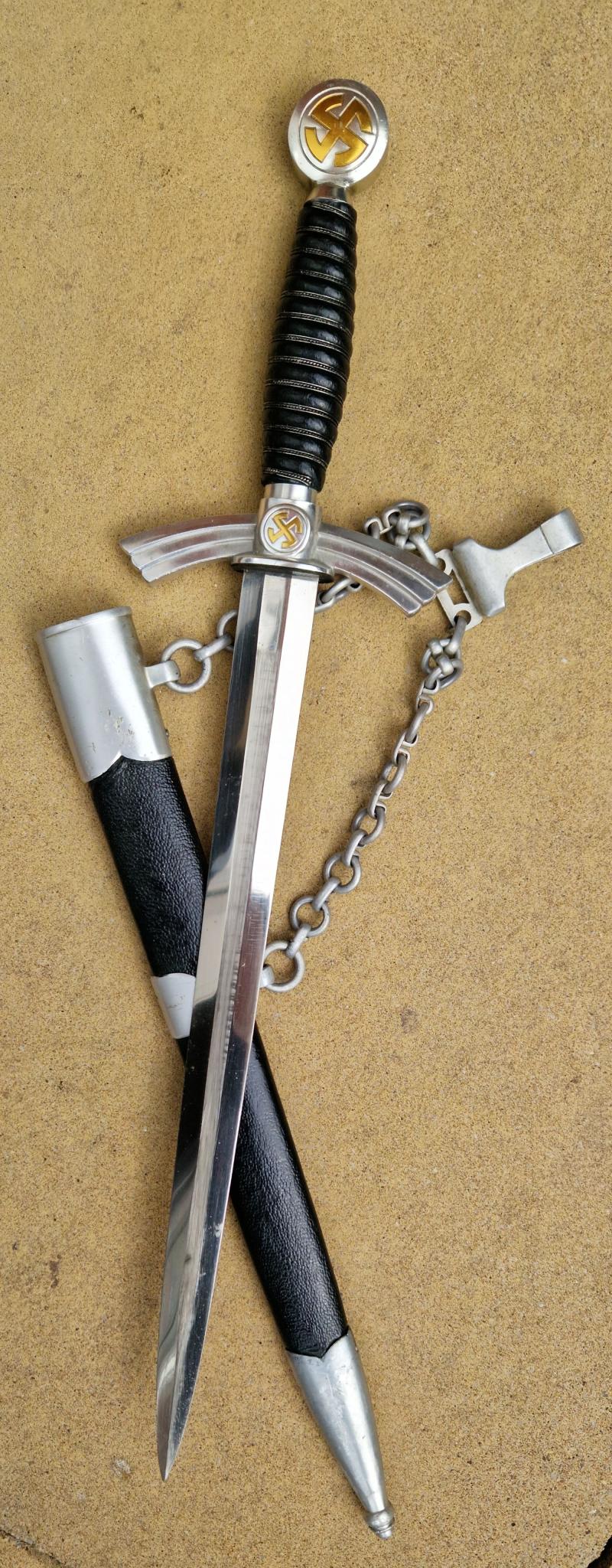 Aluminium 1st pattern Luftwaffe dagger